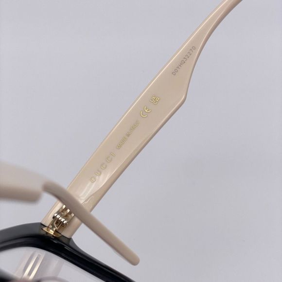BRAND NEW GUCCI GG0958O 005 Black/White/Transparent Women Sunglasses main image 8